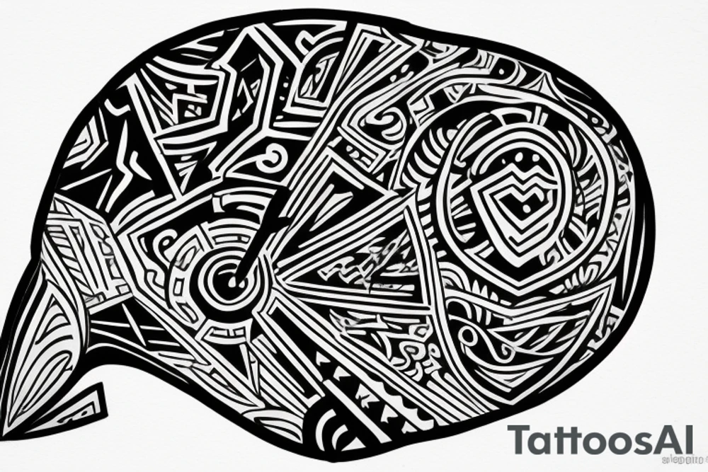 Backpackin Australia with a Guitar and a station waggon. A brain and a Heart fighting each other. tattoo idea