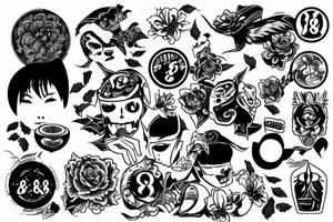 Just a 888 tattoo idea