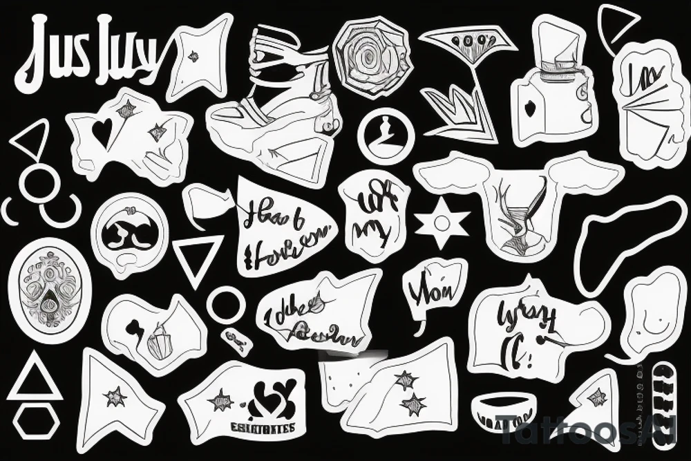 just my luck tattoo idea