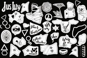 just my luck tattoo idea