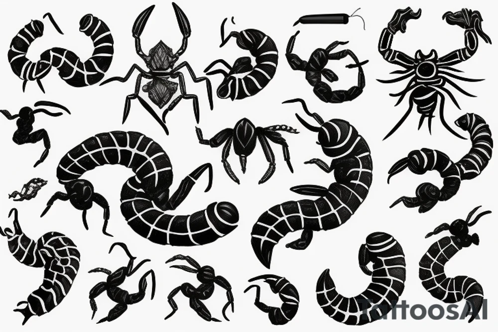 scorpion tattoo idea