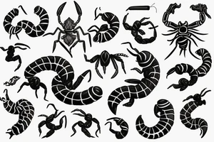 scorpion tattoo idea