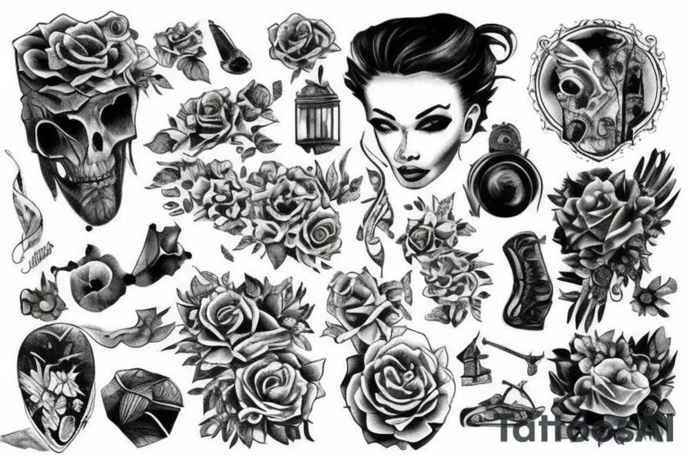 old city tattoo idea