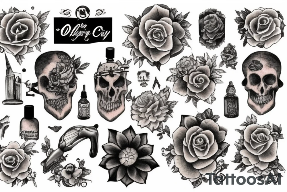 old city tattoo idea