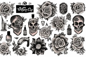 old city tattoo idea