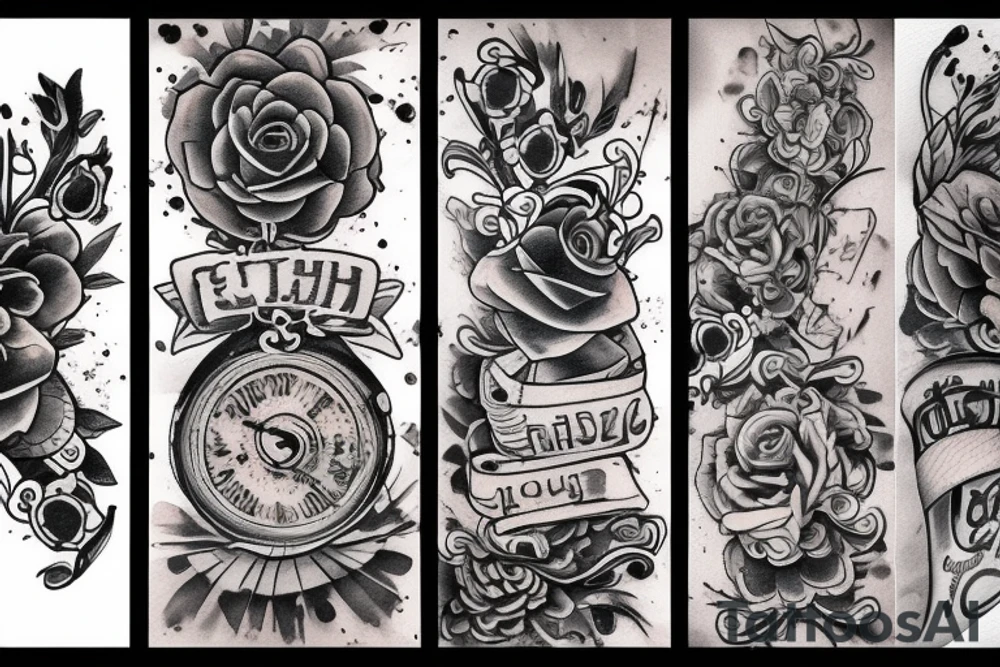 old town tattoo idea