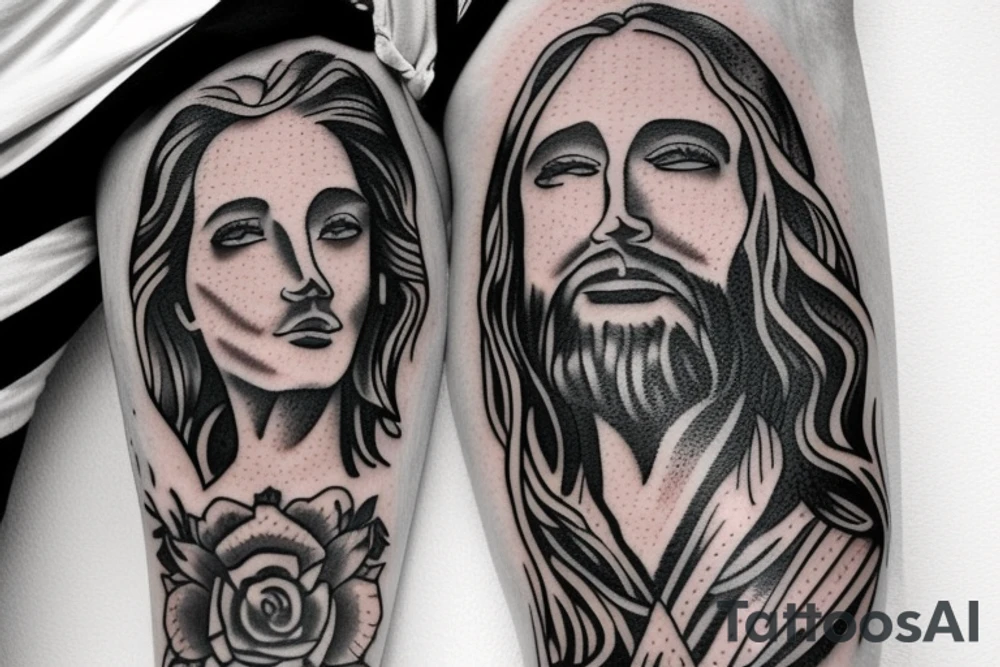 Jesus tattoo idea