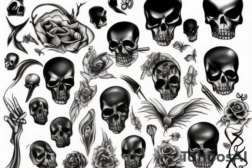 death pain tattoo idea