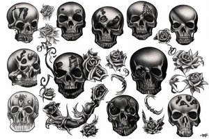 death pain tattoo idea