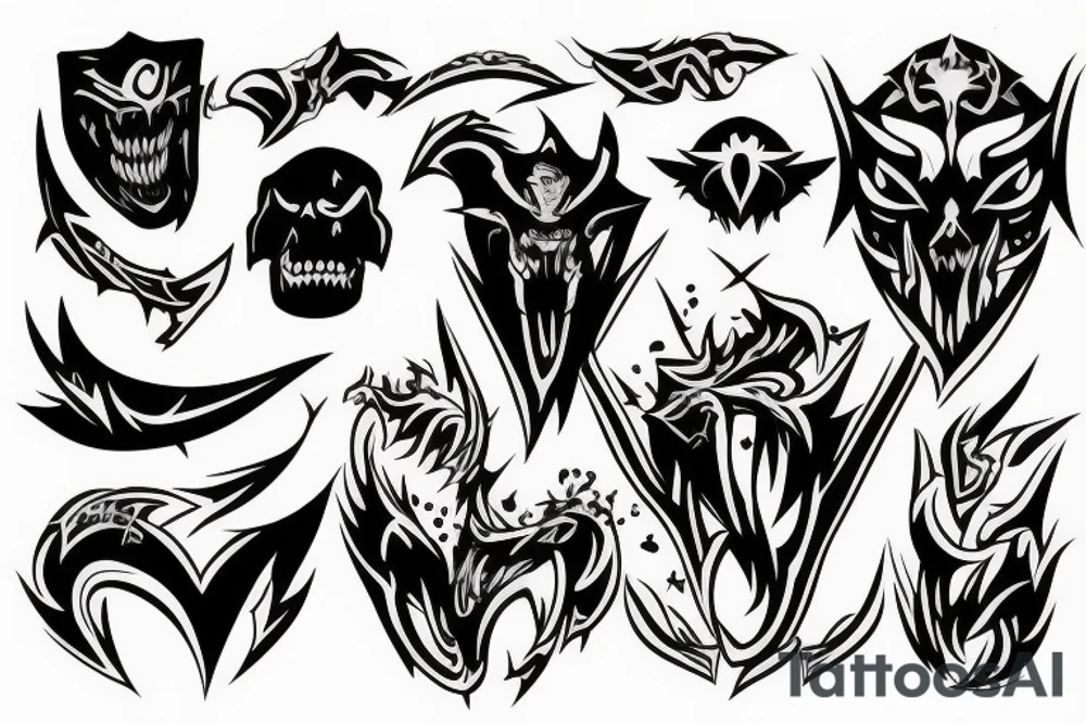 fighter evil tattoo idea