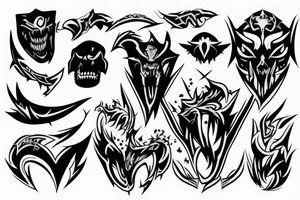 fighter evil tattoo idea