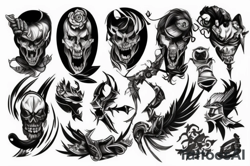 fighter evil tattoo idea