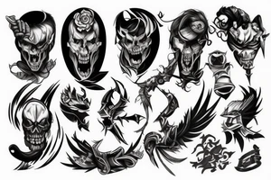 fighter evil tattoo idea