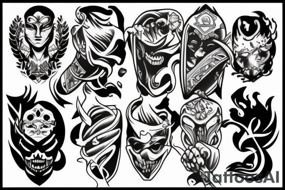 fighter tattoo idea