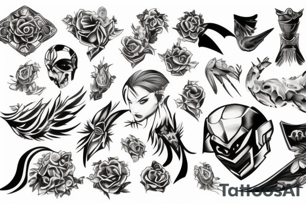 fighter tattoo idea