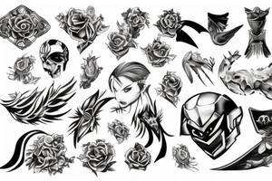 fighter tattoo idea