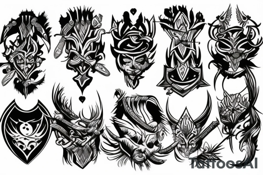 warrior tattoo idea