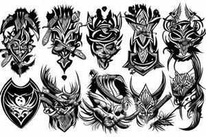 warrior tattoo idea