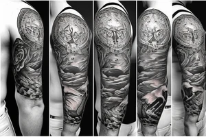 Lion Shield tattoo idea