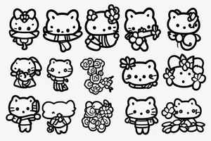 sanrio cute tattoo idea