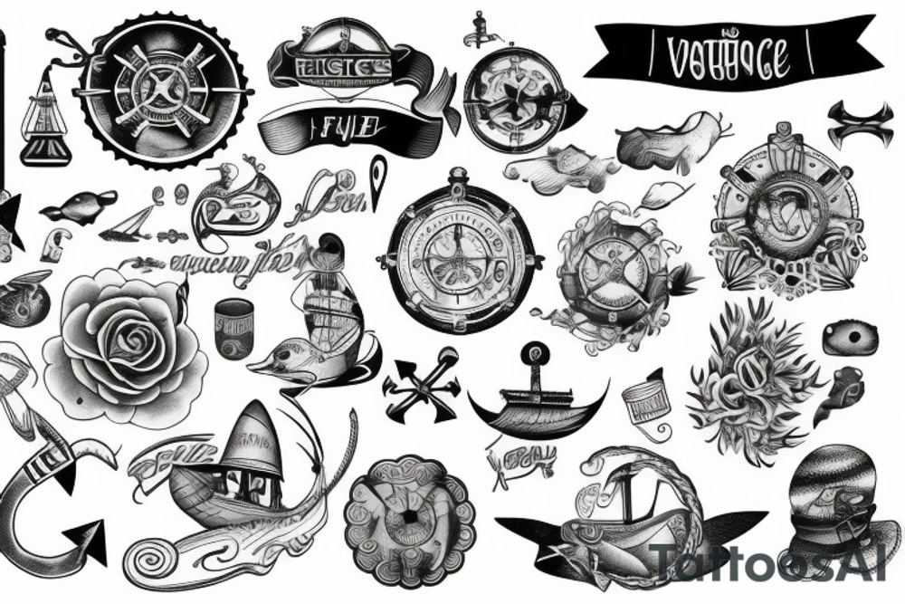 y classic tattoo shop vintage retro nautical tattoo idea