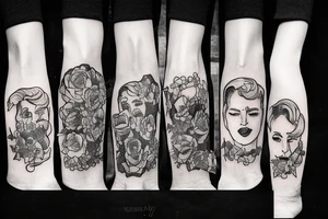 I walk through the ashes of my passions
Reminiscin' with the baggage in my casket tattoo idea