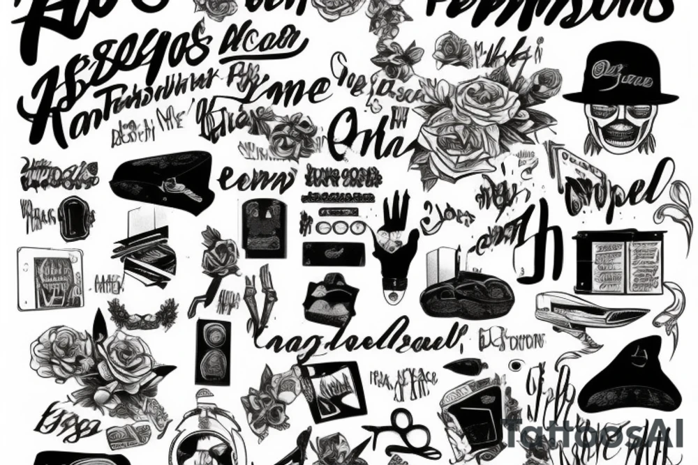 I walk through the ashes of my passions
Reminiscin' with the baggage in my casket tattoo idea
