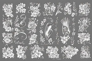 Phoenix, petunias, faith, tattoo idea