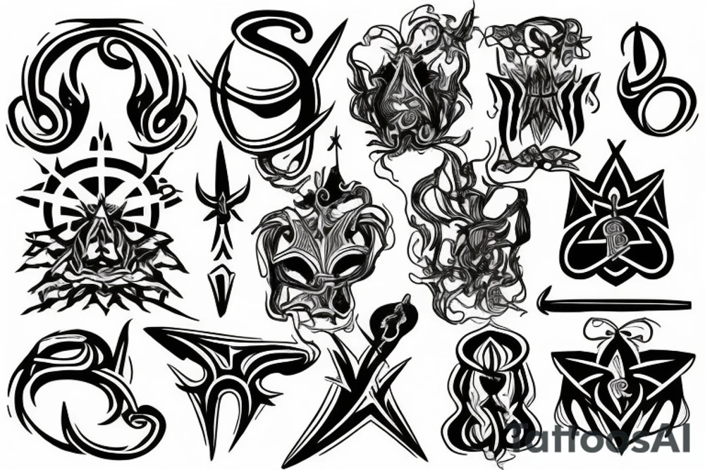 Trident tattoo idea