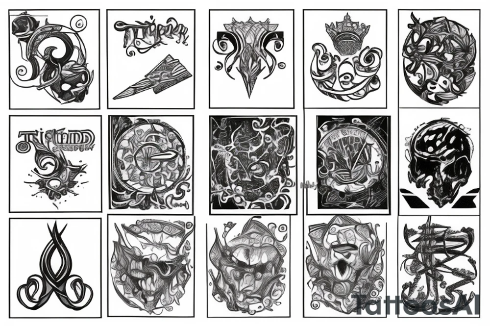 Trident tattoo idea