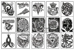 Trident tattoo idea