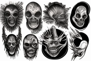 giger style tattoo idea