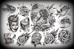 Beach tattoo idea