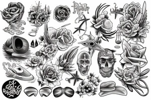 Beach tattoo idea