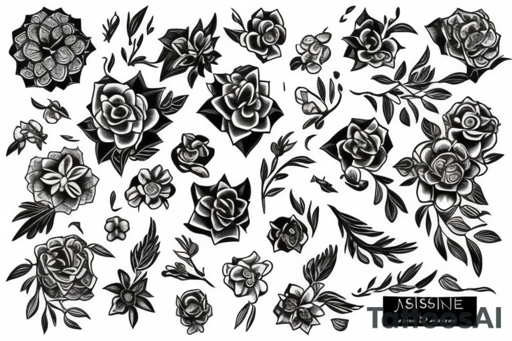 Jasmine tattoo idea