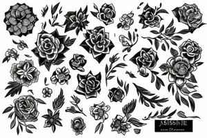 Jasmine tattoo idea