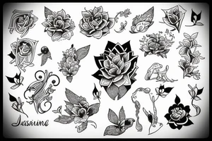Jasmine tattoo idea