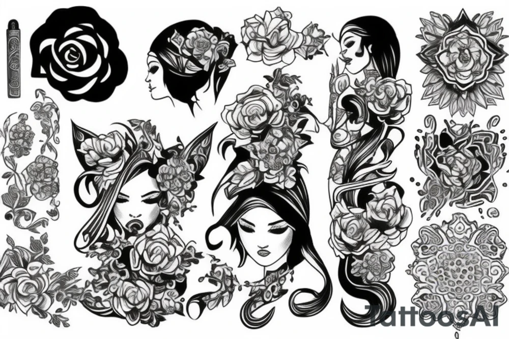 Jasmine tattoo idea