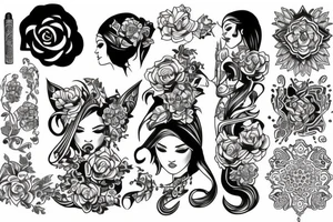 Jasmine tattoo idea