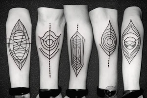 abstract tattoo idea