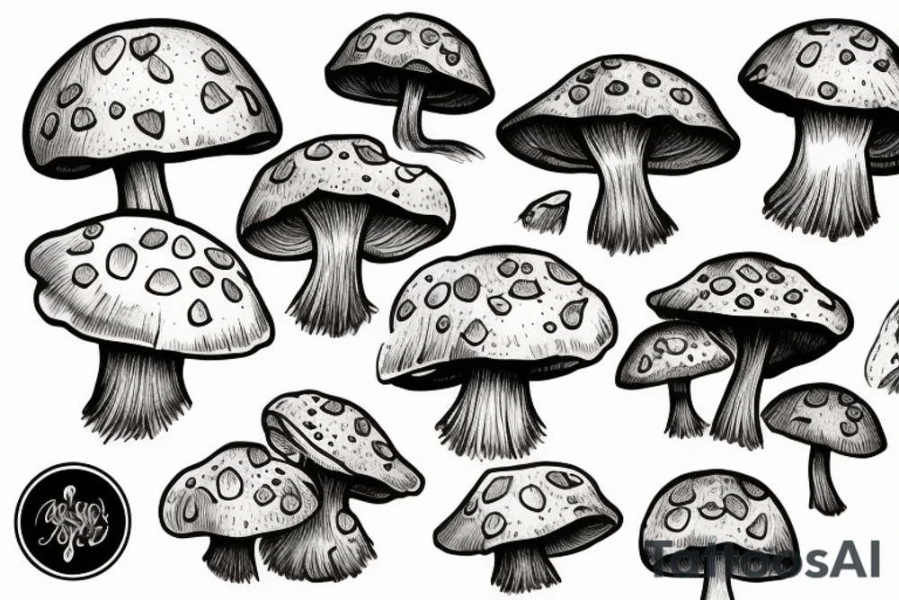Mushroom tattoo idea