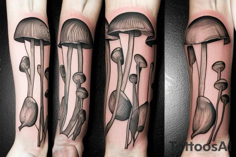 Mushroom tattoo idea