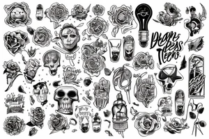 a person with a thousand ideas tattoo idea