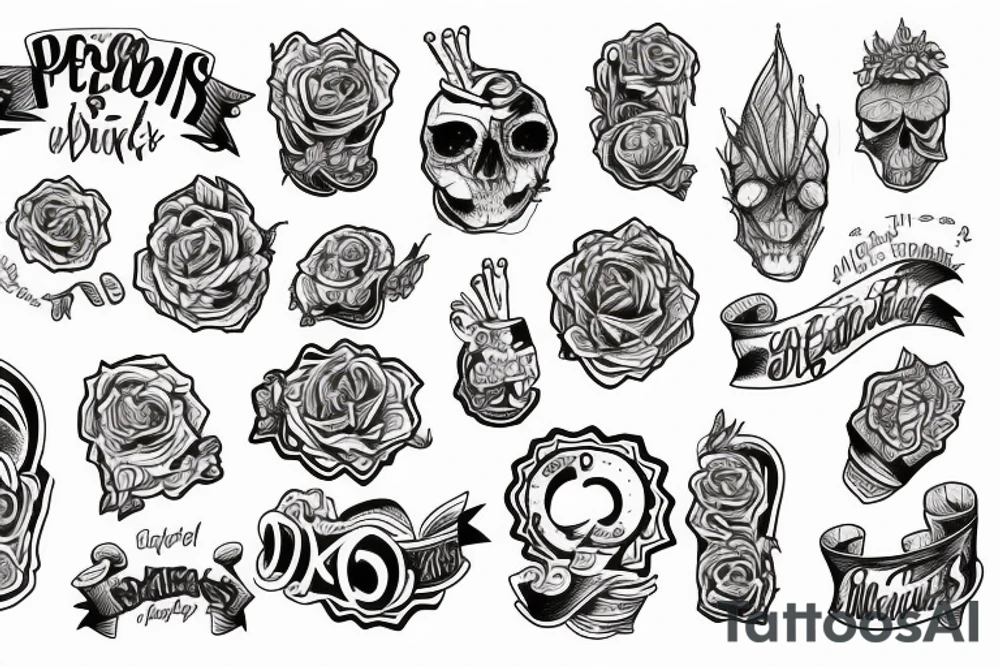 a person with a thousand ideas tattoo idea