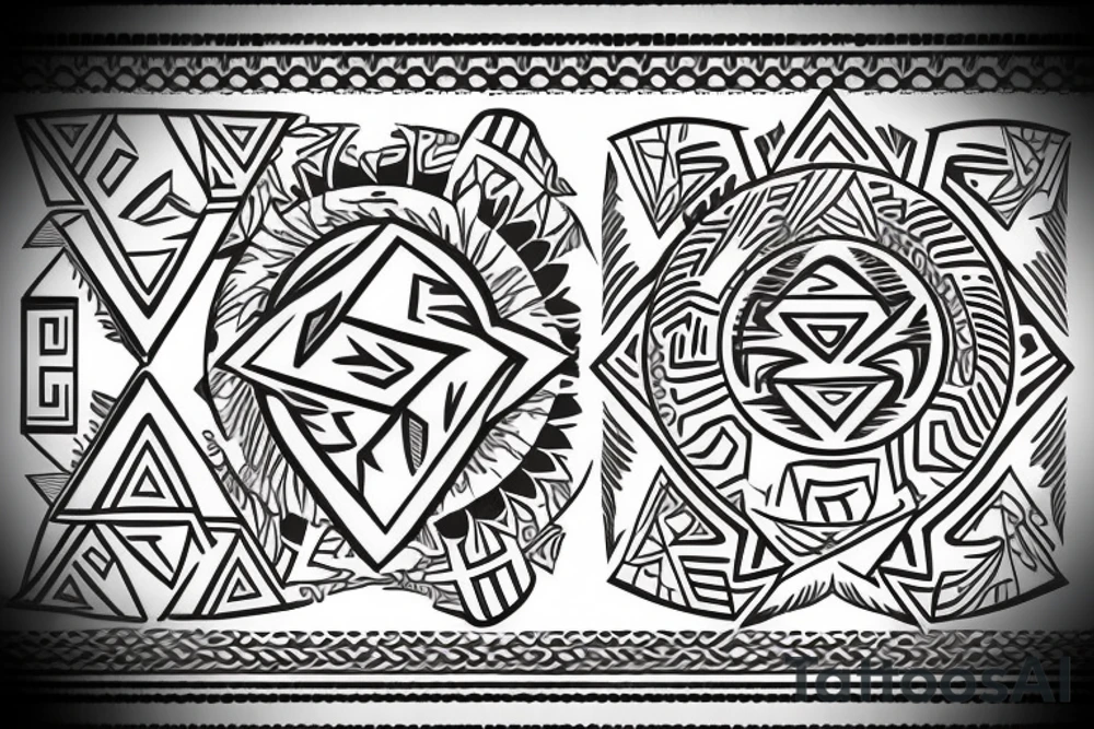 Symbol of strength, related to my last name, Wood and I'm a Gemini. tattoo idea