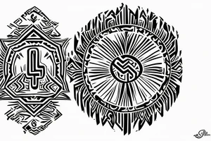 Symbol of strength, related to my last name, Wood and I'm a Gemini. tattoo idea