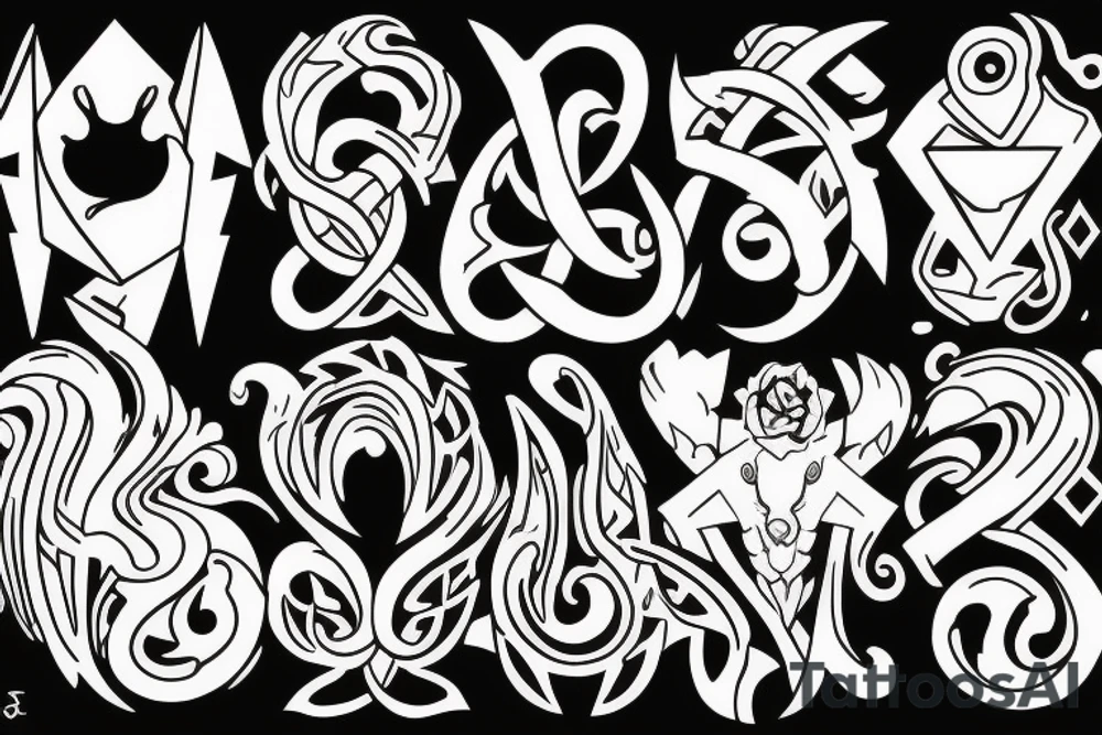 Symbol of strength, related to my last name, Wood and I'm a Gemini. tattoo idea