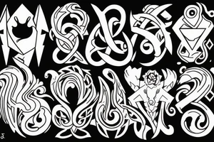Symbol of strength, related to my last name, Wood and I'm a Gemini. tattoo idea