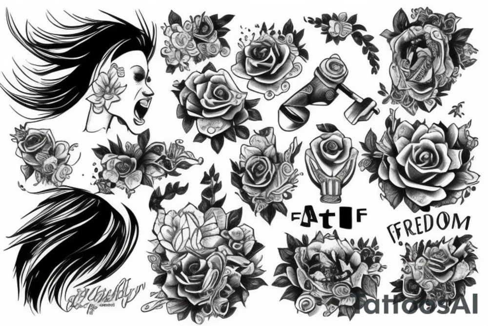 Looking for freedom of myself, screaming, crying. tattoo idea