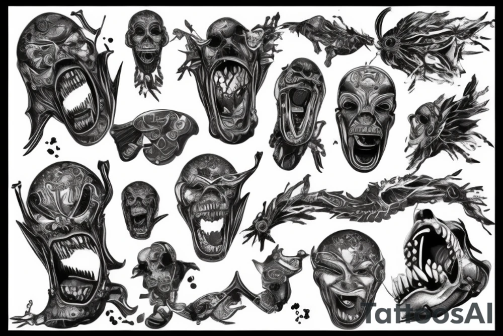 Looking for freedom of myself, screaming, crying. tattoo idea